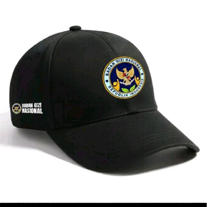 Topi SPPG MBG Kekinian dengan Logo BNN dan BNN Gizi Nasional