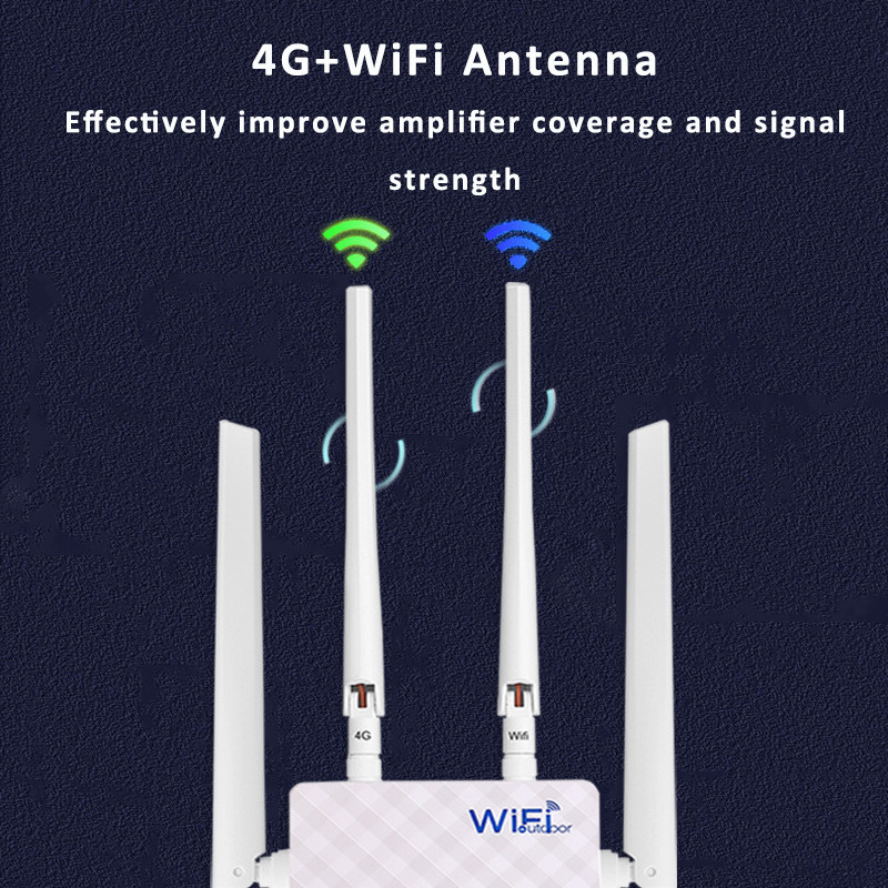 . Kuwfi Outdoor 4G Wifi Router 150Mbps Lte Router Waterproof Support -