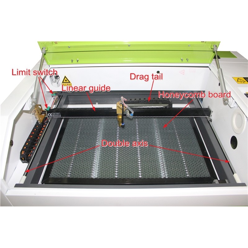 . Co2 Laser Engraving Machine 6040 60W Jewelry Laser Cutter Machine Cnc -