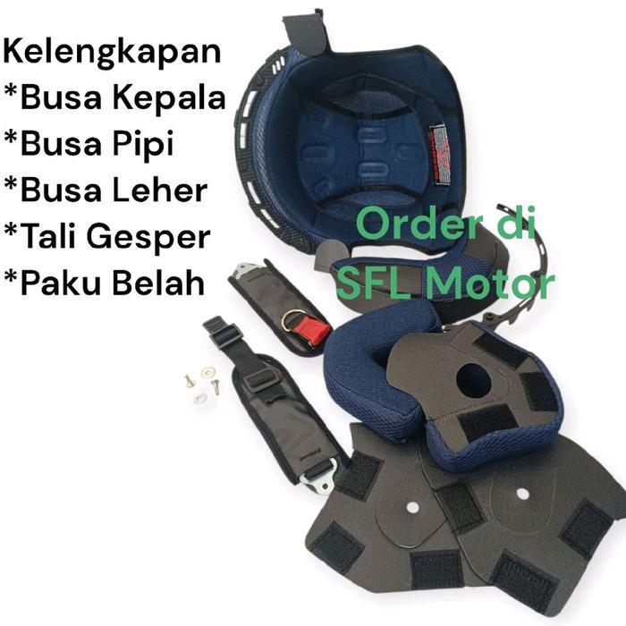 Busa Helm INK Centro Fullset Spon Daleman helm ink Centro + Karet list helm