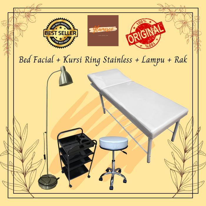 Bed Facial / Kasur Salon / Bed Salon / Kasur Lipat - Putih
