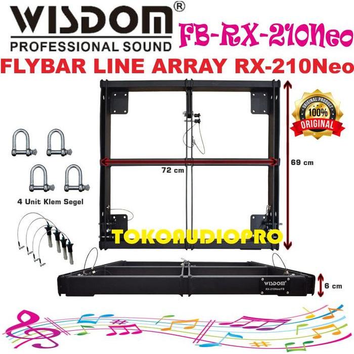 Fly Bar Line Array Wisdom RX-210 Gantungan Line Array Wisdom RX210