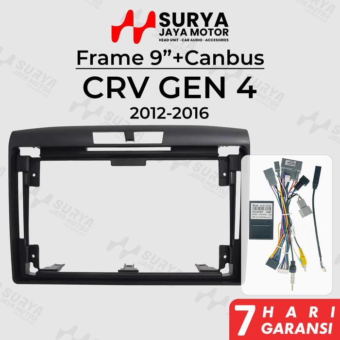Frame 9 Inch +Canbus CRV GEN 4 2012-2016 Honda CRV gen 4 gen4 2012 2013 2014 2015 2016