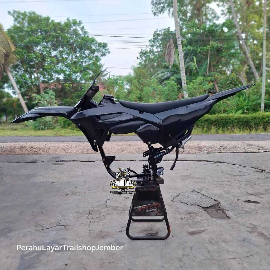 Ready frame rangka bodyset body crf 450 full Rolling sasis CRF 450 premium PNP MESIN : TIGER, MP mon