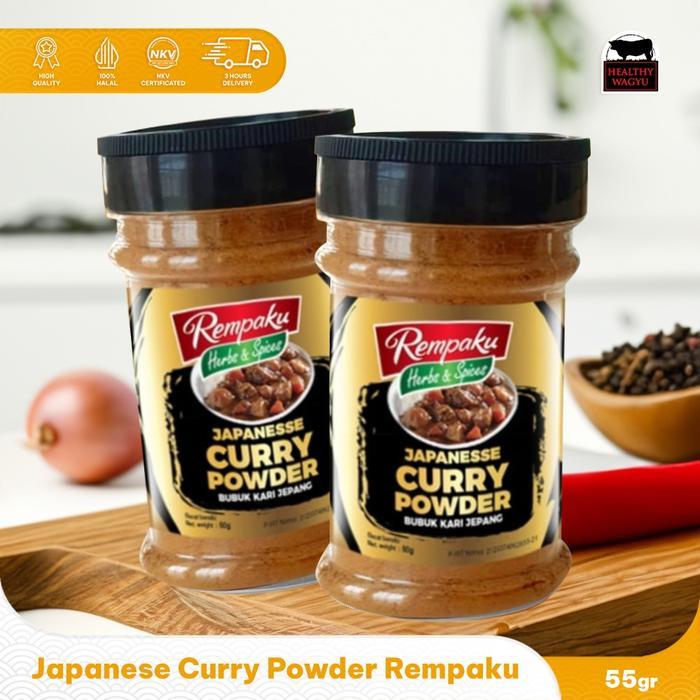 Japanese Curry Powder/ Bubuk Kari Jepang Rempaku 55Gr