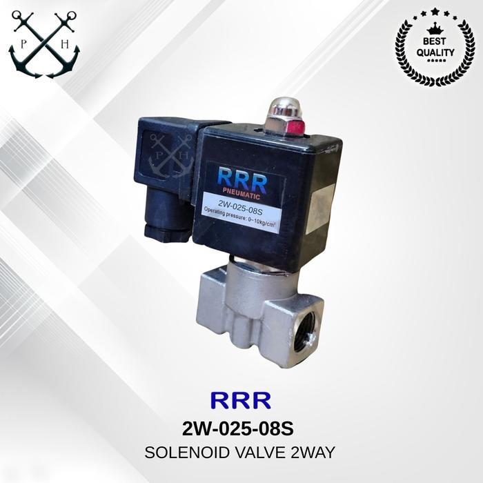 SOLENOID 2 WAY STAINLESS 2W-025-08S HEMAT
