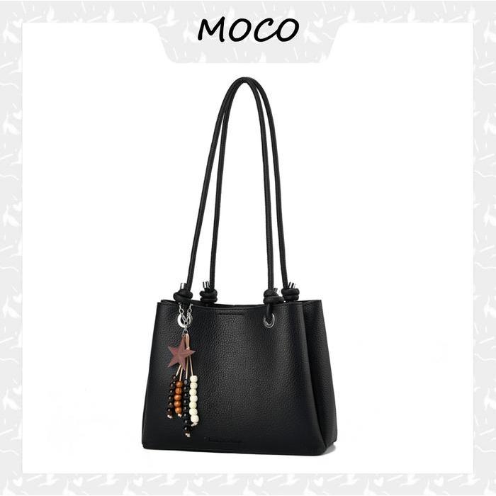 MOCO Terbaru Tas Selempang Moco 952 Tote Wanita Totebag Cokelat Kanvas Cewek *