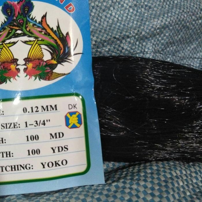 READY jaring burung hitam lebar 4 meter jaring saja