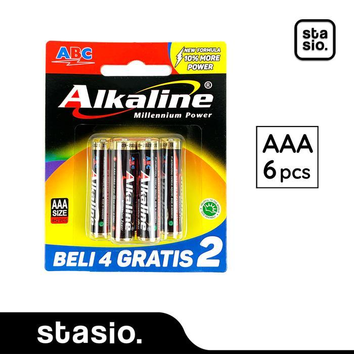 "New" Baterai Alkaline AAA / A3 / Battery ABC Alkaline LR03/AAA