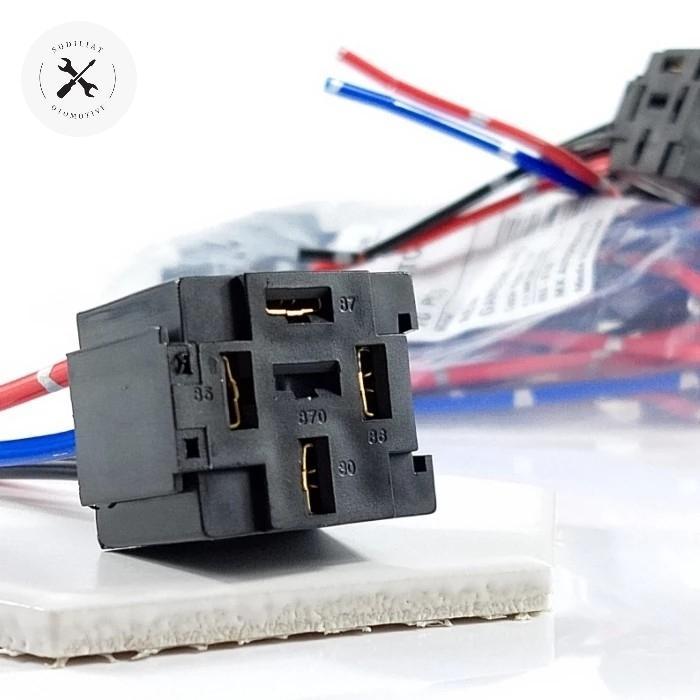 "New" SOCKET RELAY GANDENG+KABEL/ KABEL SOKET RELAY GANDENG 4 /5 KAKI
