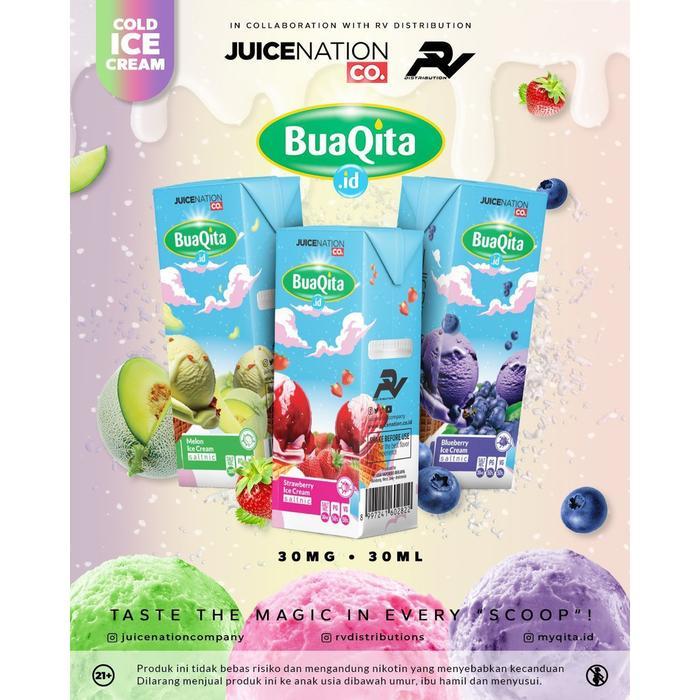 BV BUAQITA SALT ICE CREAM SERIES 30ML 30MG BY JUICENATION x RV