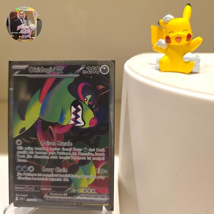 Okidogi ex Sar sv7s kartu pokemon bimbingan rasi tcg indo