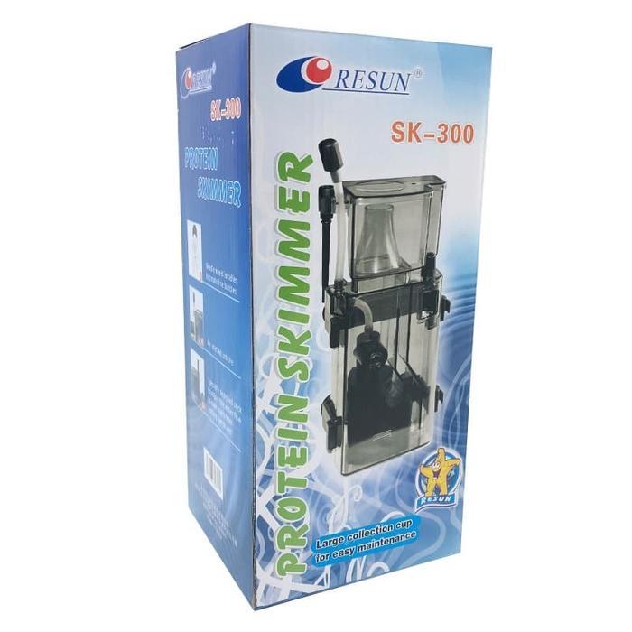 Resun Protein Skimmer Sk 300 Skimmer Aquarium Ikan Air Laut Air Asin