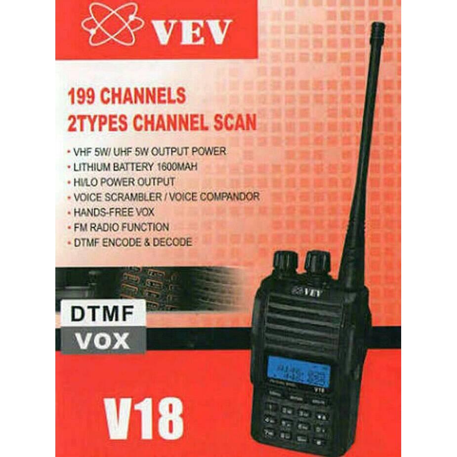 Ht Vev V18 Dualband Vhf Dan Uhf