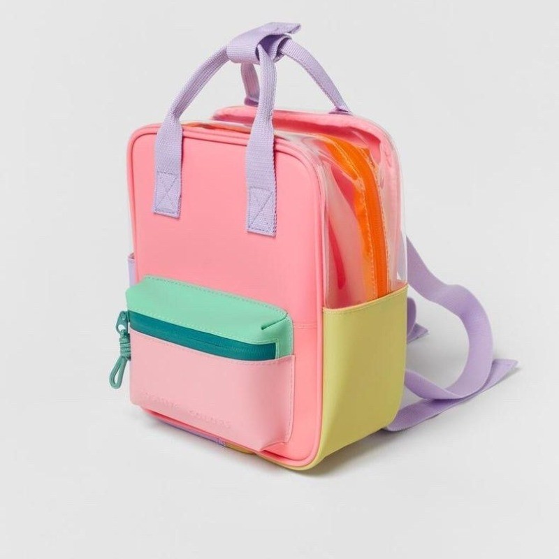 Cute Pink Kids Backpack for Girls Silicone Waterproof Toddler Backpack for Girls Bags Kids School