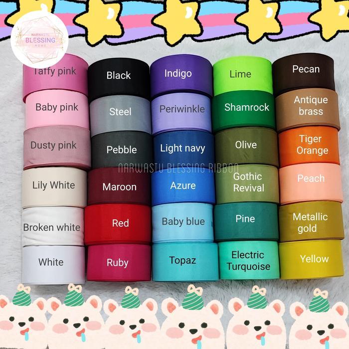 Pita Grosgrain 5Cm ( 2" ) Isi 18Meter ( 20Yard )