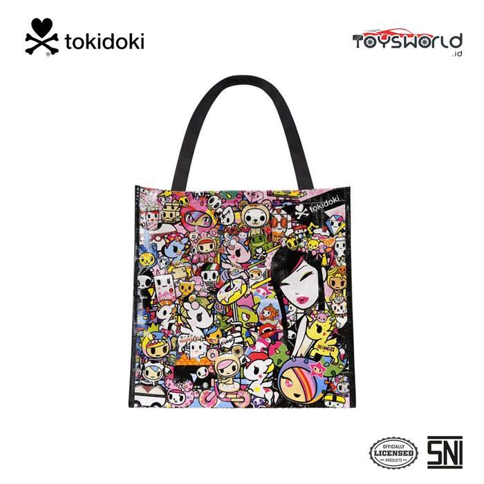 PROMO Tokidoki Cotton Candy Dreamin Vinyl Tote Bag-Back