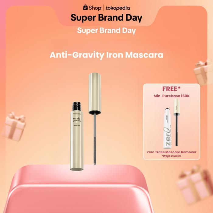 [ANTI-GRAVITY MASCARA FREE MASCARA REMOVER: SUPER BRAND DAY] WARDAH Anti-Gravity Iron Mascara