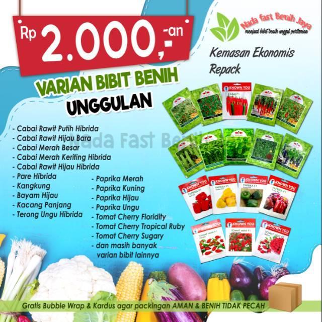 Bibit benih biji tanaman sayur benih sayuran komplit bibit sayuran hidroponik benih sayuran unggulan