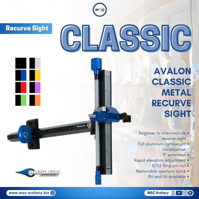 AVALON RECURVE SIGHT CLASSIC METAL - fisir visir busur panahan panah