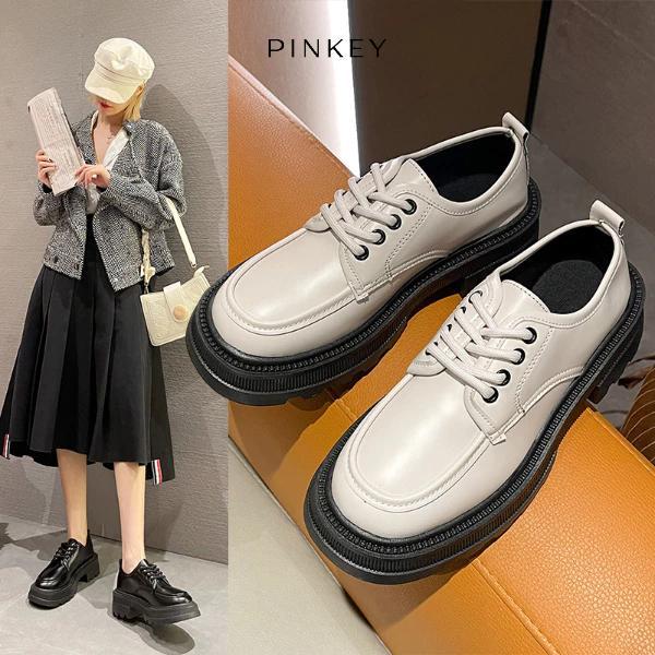 Donatello - P056 Sepatu Boots Wanita Docmart Kasual Shoes - Tinggi Hak 5Cm