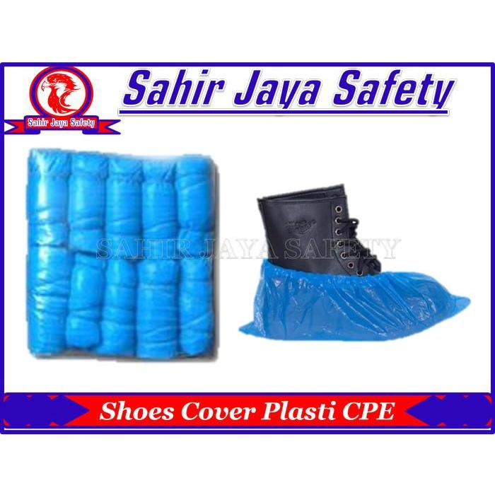 Ready Shoes Cover Plastik CPE Tebal Cover Shoes Plastik CPE 1 Pack isi 100 Pcs