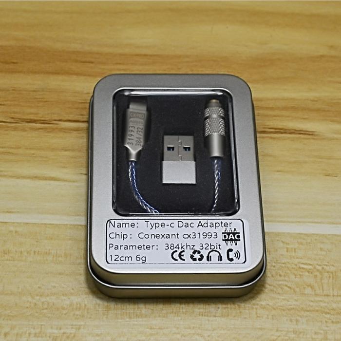 AVPRO AVQ065 Conexant CX31993 Type-C to 3.5mm DAC Adapter 384kHz 32bit