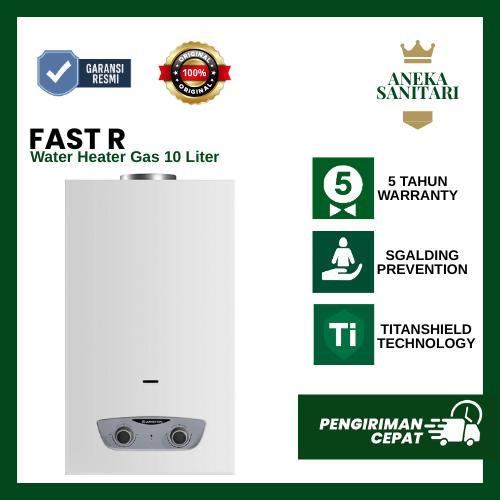 Water Heater Gas Ariston Fast R Instant (10 Liter)