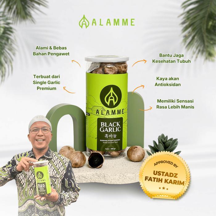 BAWANG HITAM TUNGGAL BLACK GARLIC ALAMME 500GR