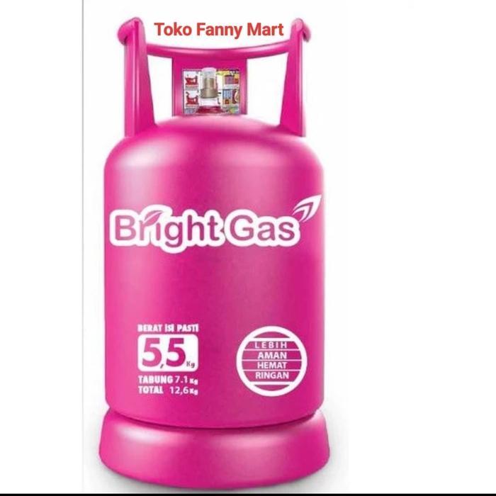 Bright Gas 5,5 Kg Tabung + Isinya