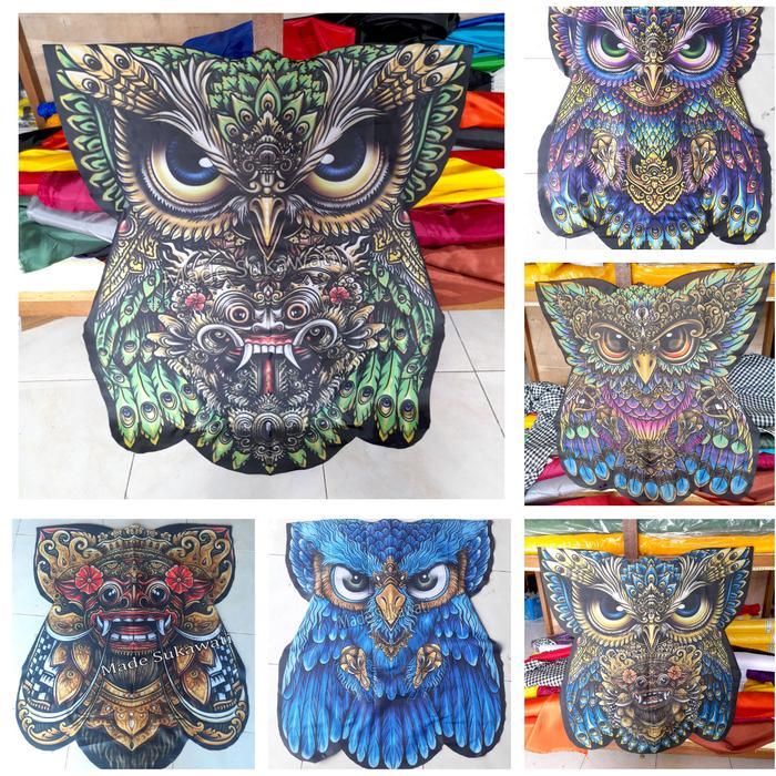 Terlaris Layangan Printing Celepuk Kain Printing Bongkar Pasang Knockdown Best Quality