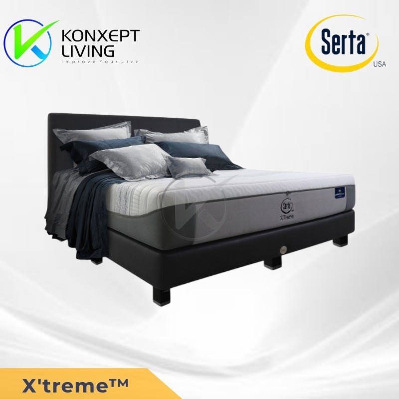 Serta Springbed X'Treme TM Sandaran Denver Ukuran 120x200 Fullset
