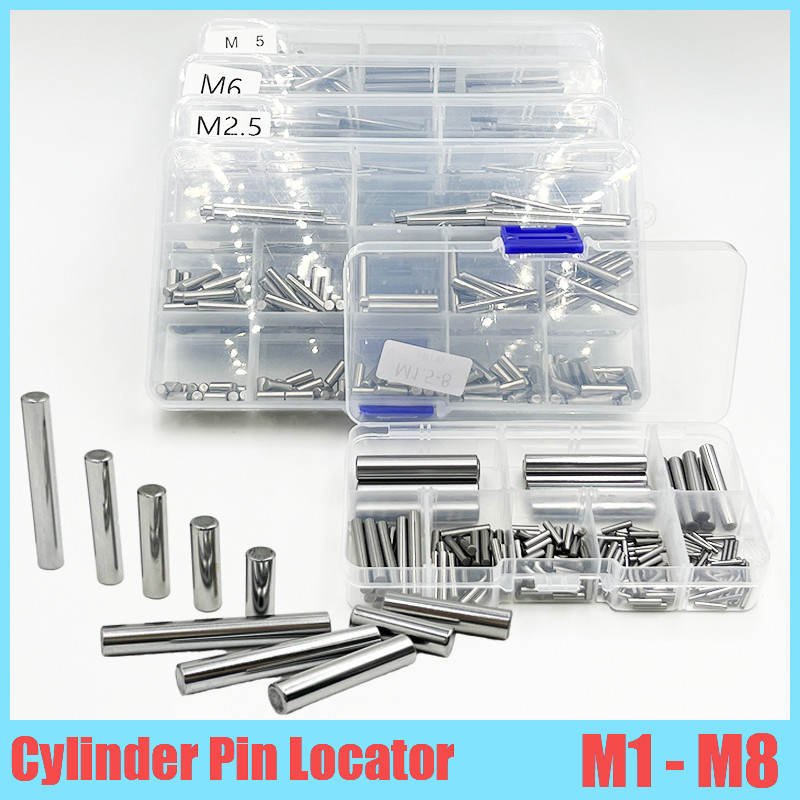 M1 M1.5 M2.5 M3 M4 M5 M6 M8 Cylindrical Pin Locating Dowel Set 304 Stainless Steel Fixed Lock Pin