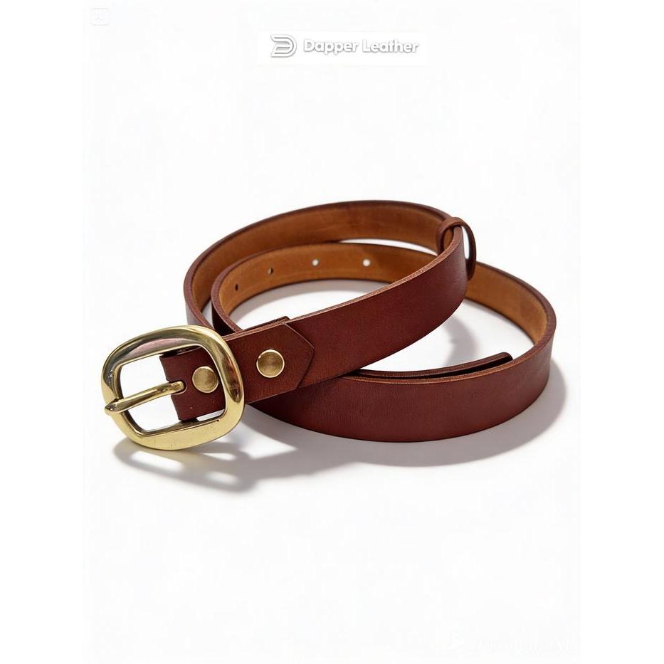 Ikat Pinggang Kulit Vegtan Wanita BV118 Belt Dapper Leather