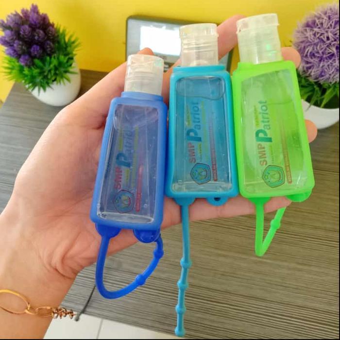 Botol Gantung Hand Sanitizer 30ml bisa CUSTOM Sticker Holder Gantungan