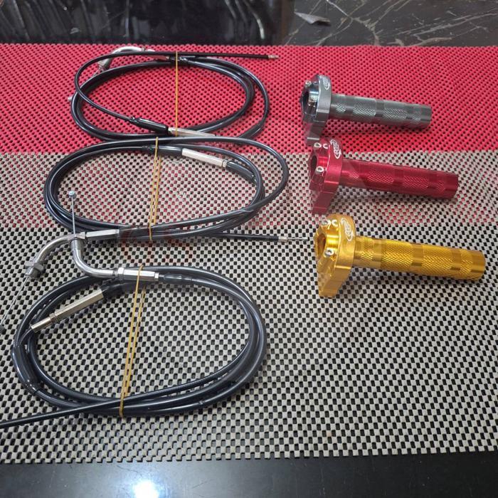 Gas Gas Spontan Quick Throttle Ktc Kytaco Universal 1 Kabel Untuk Motor Karbu Dan Injeksi Fi