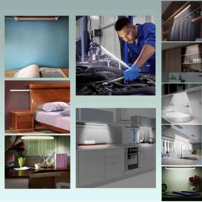 LAMPU NEON PANJANG STRIP TABUNG LED USB BELAJAR KERJA RUMAH DAPUR PORT