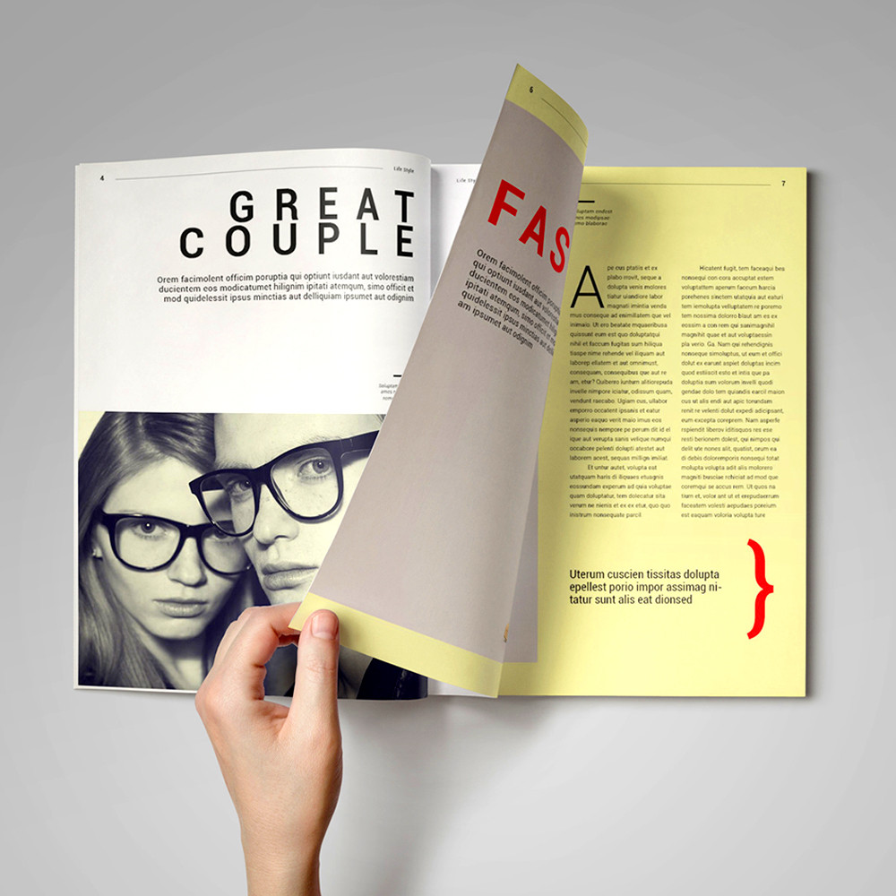 Custom Books Booklet Brochure Printing Magazine Comic Instruction Manual Catalogue For Advertising