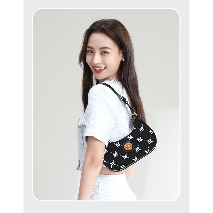 Mesuca Megos Disney Mickey Hobo - Tas Selempang Wanita Bahan Kanvas Premium