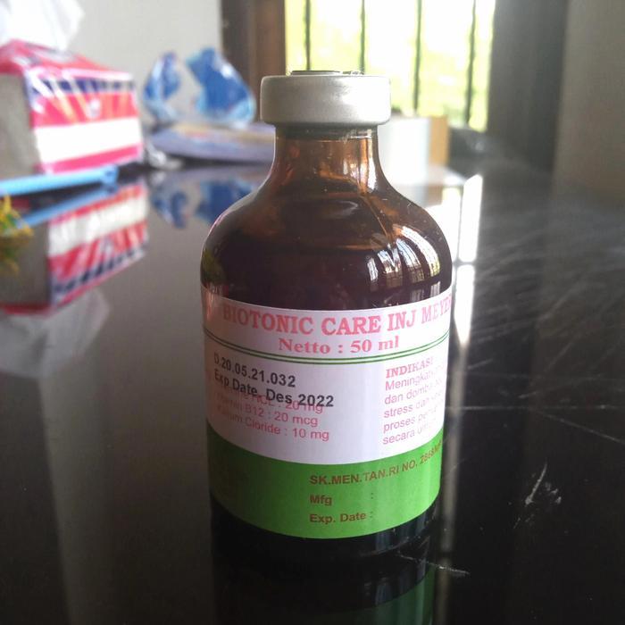 BIOTONIC CARE INJ MEYER,OBAT PENGUAT OTOT UNTUK HEWAN.