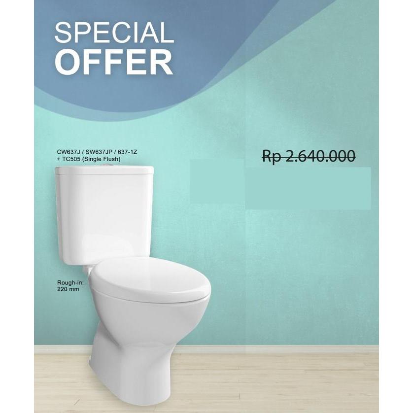 CLOSET DUDUK TOTO CW637J