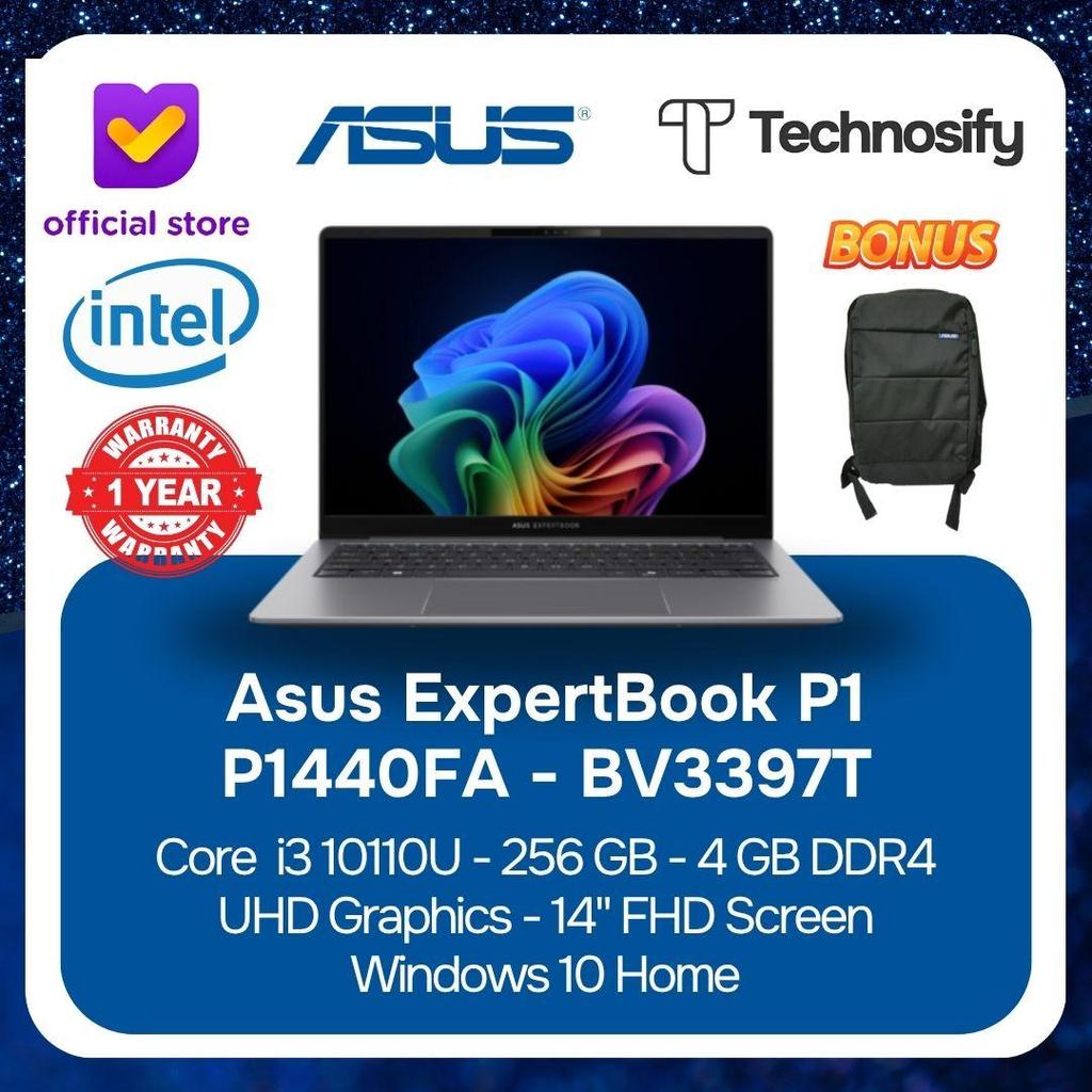 Asus ExpertBook P1440FA BV3397T Laptop Core i3-10110U UHD 256GB 4GB DDR4 IPS FHD Windows 10 SL - Fin