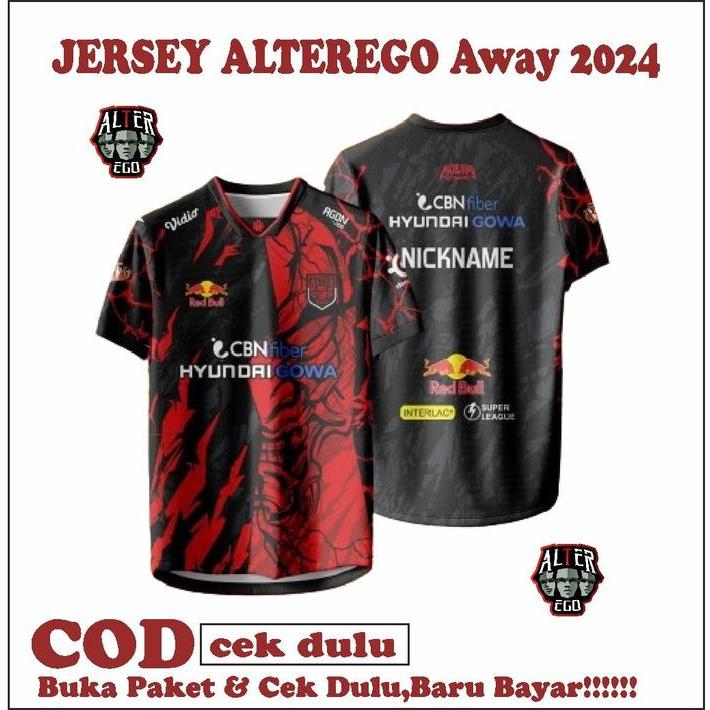 Jersey Kaos Alter ego Home dan AWAY Mpl 13 2024 Gratis Pasang Nama Sport