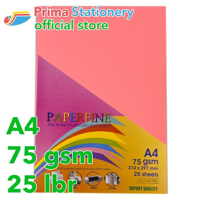 NEW Kertas HVS Warna Paperfine Cyber Pink