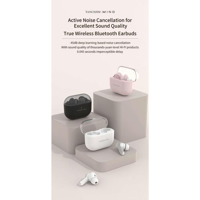 TANCHJIM MINO Bluetooth 5.3 ANC/Transparency Mode IPX4 True Wireless TWS