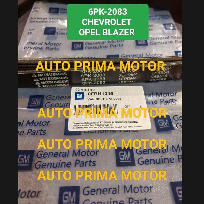 FAN VAN V BELT TALI KIPAS 6PK2083 CHEVROLET OPEL BLAZER 6PK-2083 BARU