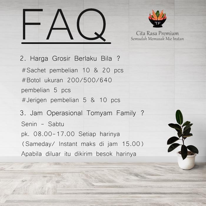 "New" CHASIO Bumbu Masak Premium Tomyam Family Sachet HALAL