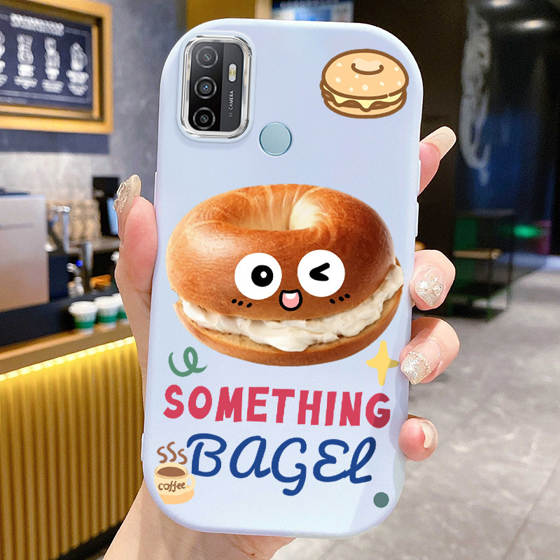 Casing Hp Untuk OPPO A53 2020 A53s A33 2020 A32 A11s Case Casing tas nanas pola Kerang gemuk ponsel 