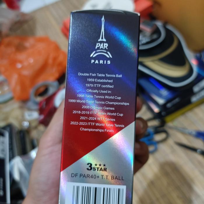 Bola Tenis Meja Doublefish Paris Original