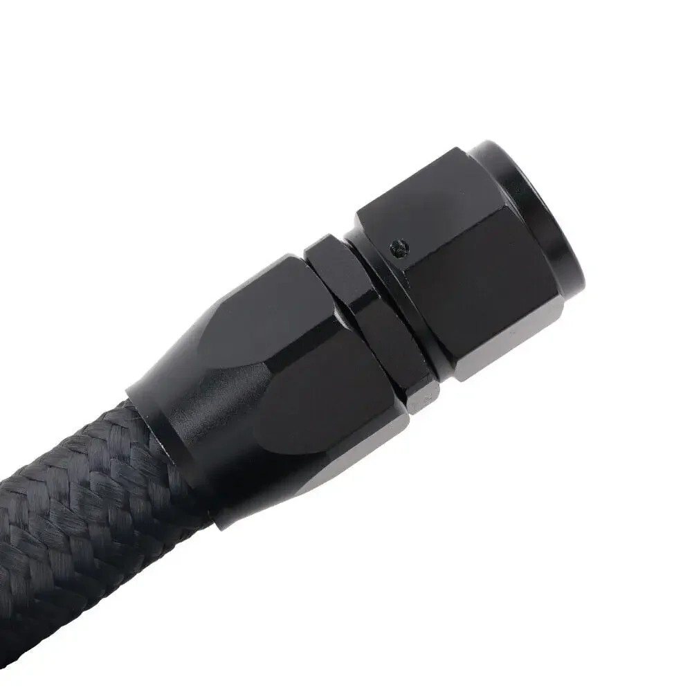 BLACK ENGINE PART A PAIR FUEL HOSE LINES + OIL COOLER ADAPTER FOR BMW E36 E46 M3 E90 E92 E93 335I